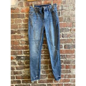 Lucky Brand Bridgete Crop Medium Wash Blue Jeans Ladies Size 0 / 25